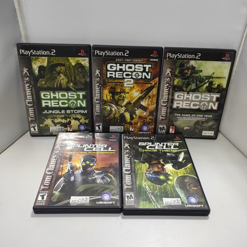 Lot ps2 tom clancy s - 5, clancy’s