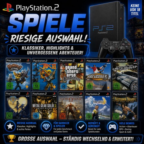 Ps2 spiele auswahl top zustand - spiele,